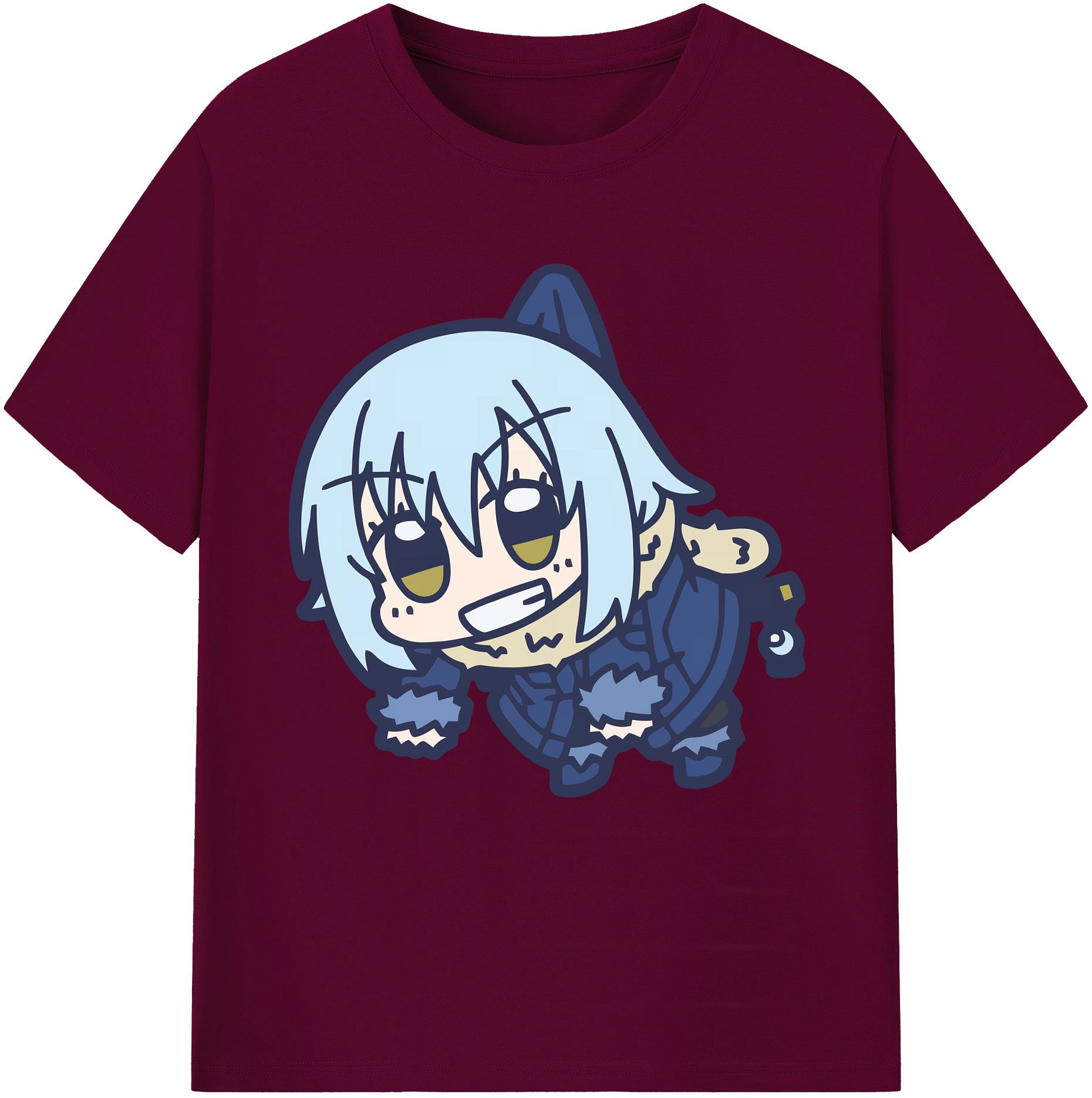 （画像用） 転スラ Regarding Reincarnated to Slime レディースカジュアルプリントTシャツ（綿100％）
